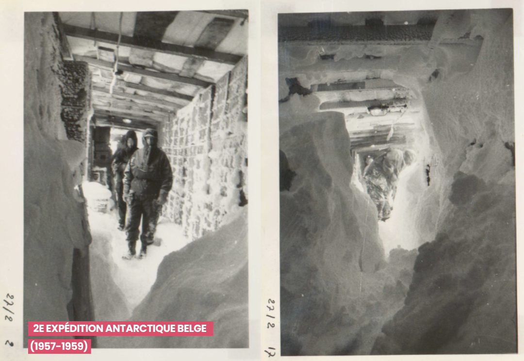 Stockage dans la glace en Antarctique (1957-59)