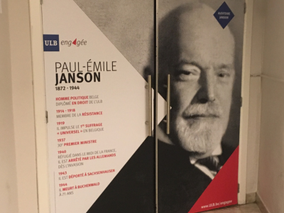 Auditoire Paul-Émile Janson - Porte d'accès