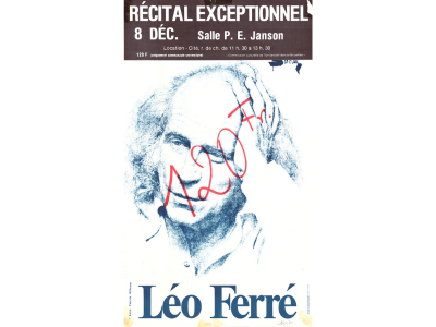 Récital Léo Ferré au Janson