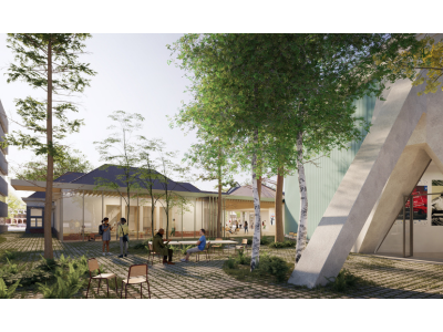 Rénovation J - vue extérieure latérale