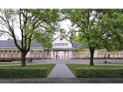 Rénovation J - vue extérieure parvis bas